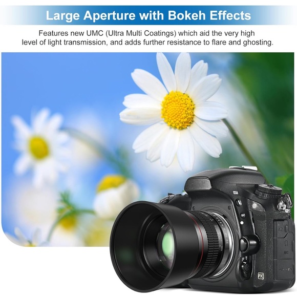 Lightdow 85mm F1.8 Medium Telephoto Manual Focus Full Frame Portrait Lens - Picture 6 of 6